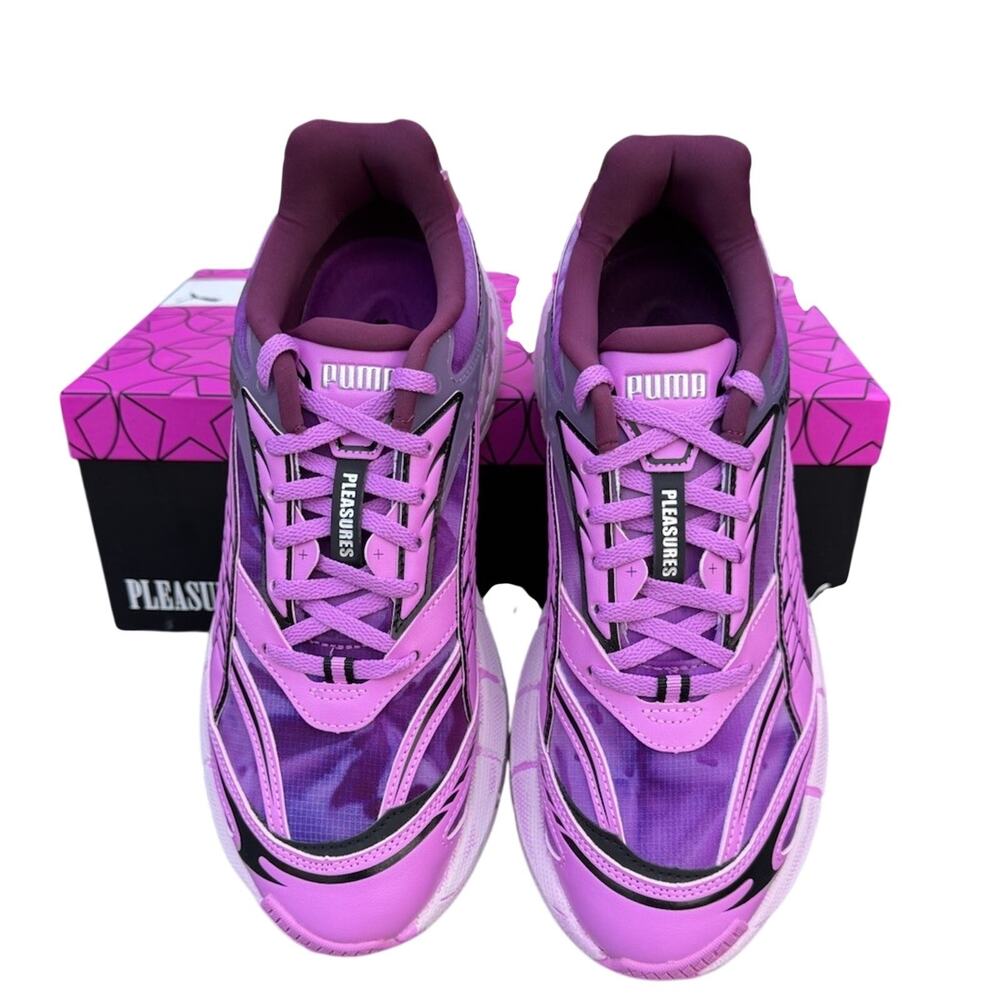 PUMA Pleasures x Velophasis Overdye Purple Run Comfort Men’s 9.5 Women’s 11 NWB - Picture 4 of 7
